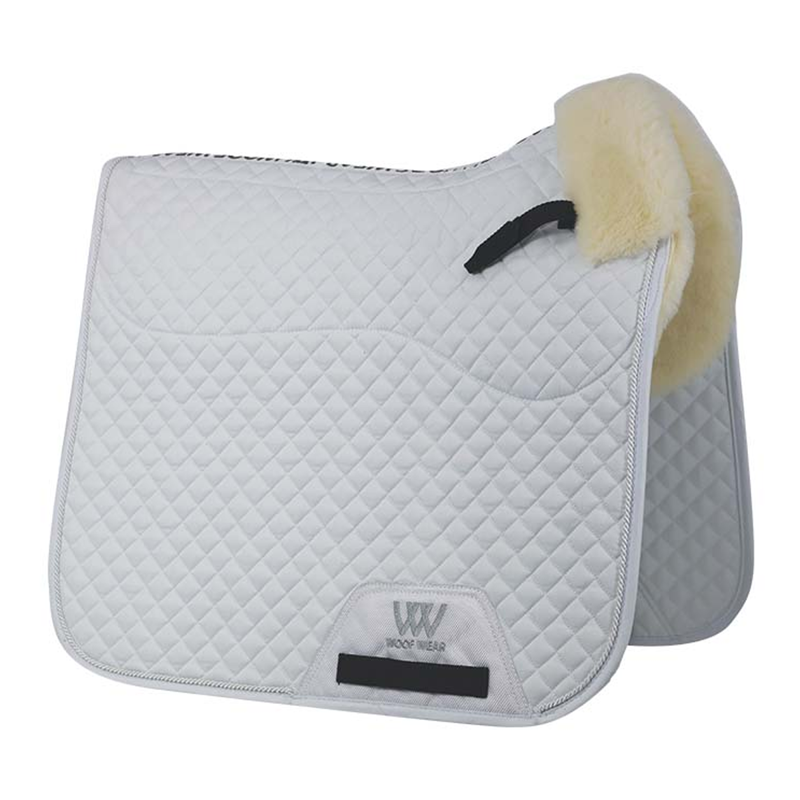 Woof Wear Dressage Sheepskin Pad - White - Full